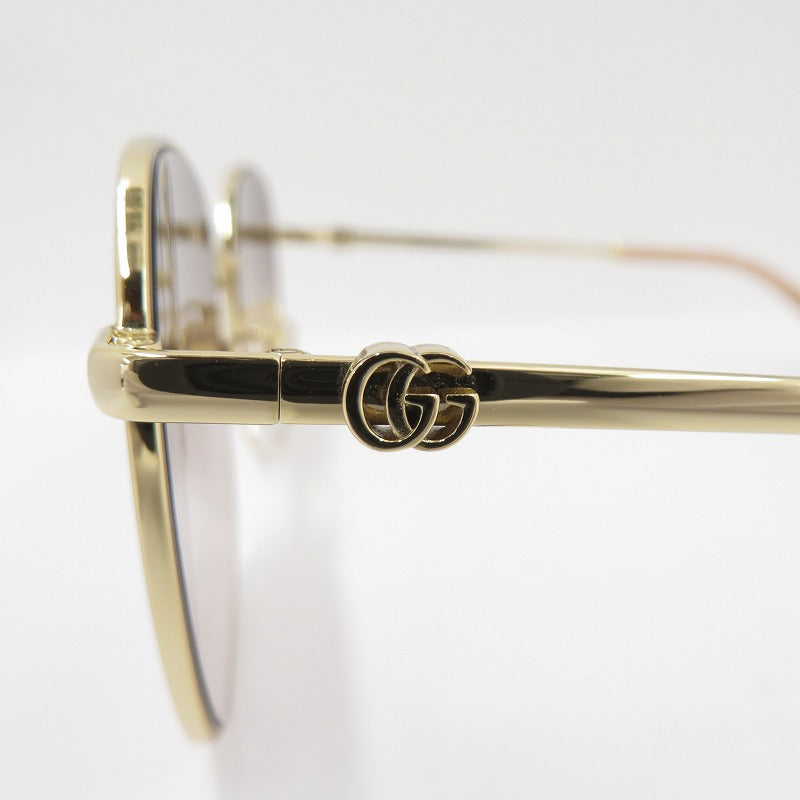 GUCCI | グッチ サングラス GG1142SA-002 サイズ：56□18-145 ゴールド【瀬戸大橋店】