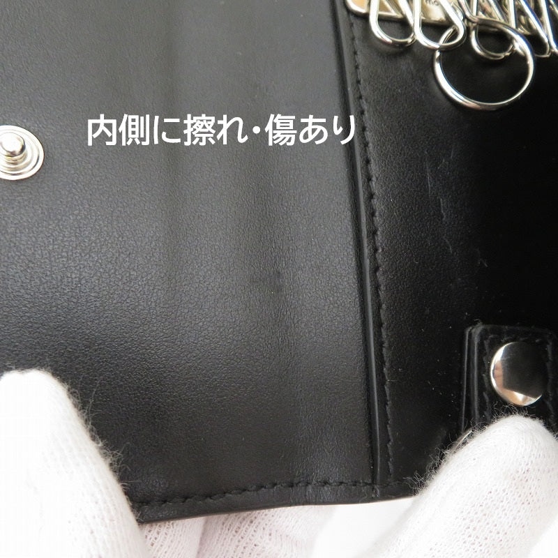 GUCCI | グッチ GGエンボス キーリング付き キーケース 625565-1147 ブラック【瀬戸大橋店】