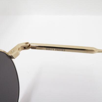 WACKOMARIA | ワコマリア NATIVE SONS / GLASSES(TYPE-2) サングラス NATIVESONS-WM-EW16 サイズ：46.3□19.6 144 ゴールド【瀬戸大橋店】