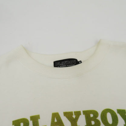 HYSTERIC GLAMOUR | ヒステリックグラマー × PLAY BOY スウェット 02223CS09 ホワイト サイズ：M【瀬戸大橋店】
