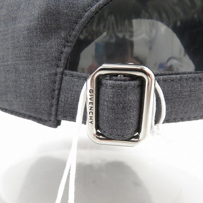 GIVENCHY | ジバンシィ ブランドロゴ キャップ コーティングキャンバス キャップ BPZ022P0VK 067 グレー サイズ：FreeSize【瀬戸大橋店】