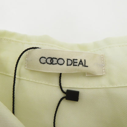COCODEAL | ココディール クロップド刺繍シャツ 長袖シャツ 75218380 イエロー サイズ：2【瀬戸大橋店】