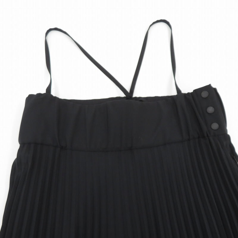 HYKE | ハイク TAFFETA PLEATED MAXI DRESS ワンピース 231-16171 ブラック サイズ：S【瀬戸大橋店】