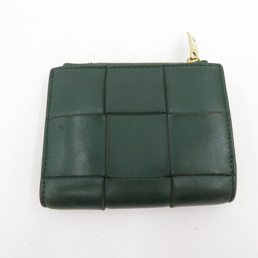 BOTTEGA VENETA | ボッテガヴェネタ マキシ イントレチャート 二つ折り財布 742698 グリーン【瀬戸大橋店】