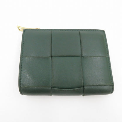 BOTTEGA VENETA | ボッテガヴェネタ マキシ イントレチャート 二つ折り財布 742698 グリーン【瀬戸大橋店】