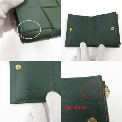 BOTTEGA VENETA | ボッテガヴェネタ マキシ イントレチャート 二つ折り財布 742698 グリーン【瀬戸大橋店】