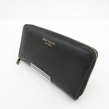 kate spade NEW YORK | ケイトスペードニューヨーク スペンサー ジップ アラウンド コンチネンタル ウォレット 長財布 PWR00281 ブラック【瀬戸大橋店】