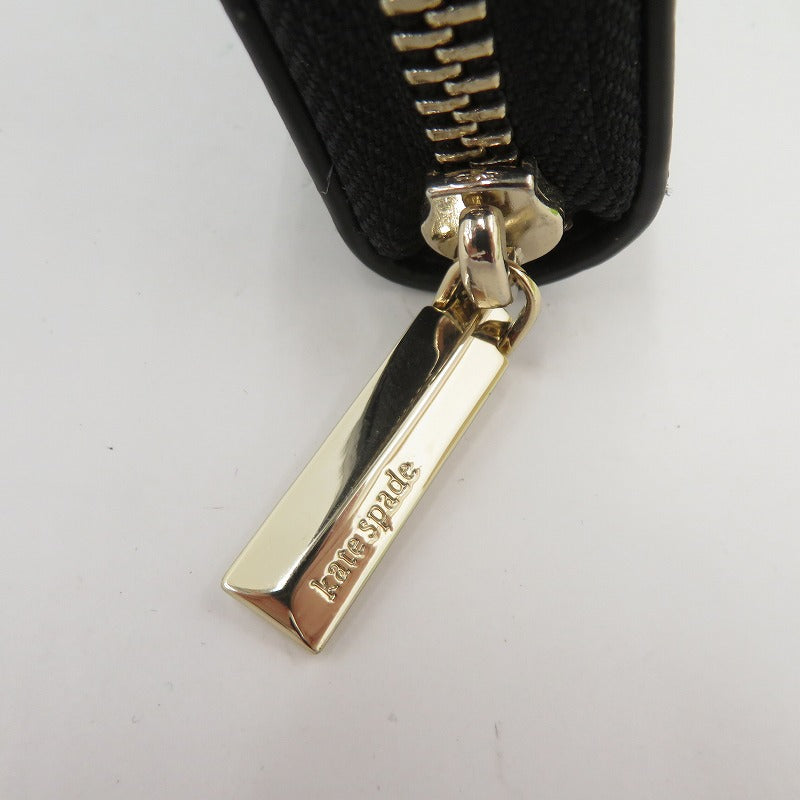 kate spade NEW YORK | ケイトスペードニューヨーク スペンサー ジップ アラウンド コンチネンタル ウォレット 長財布 PWR00281 ブラック【瀬戸大橋店】