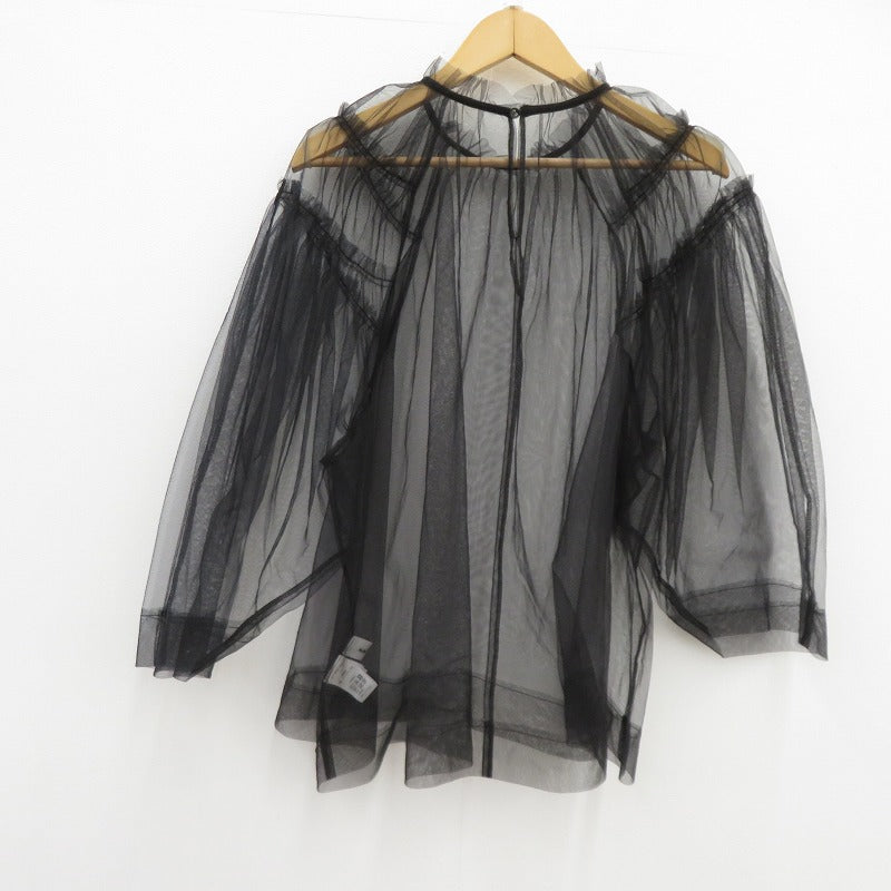 MACHATT チュールプルオーバー その他トップス M23A-104 ブラック サイズ：FreeSize【瀬戸大橋店】