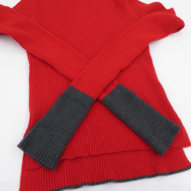 HeRIN.CYE Knit inner tops セーター 530GAM70-0760 レッド サイズ：FreeSize【瀬戸大橋店】