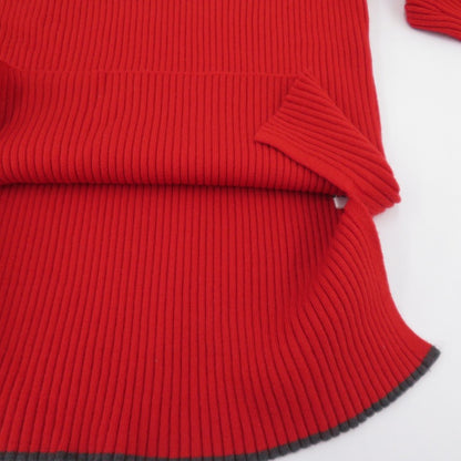 HeRIN.CYE Knit inner tops セーター 530GAM70-0760 レッド サイズ：FreeSize【瀬戸大橋店】