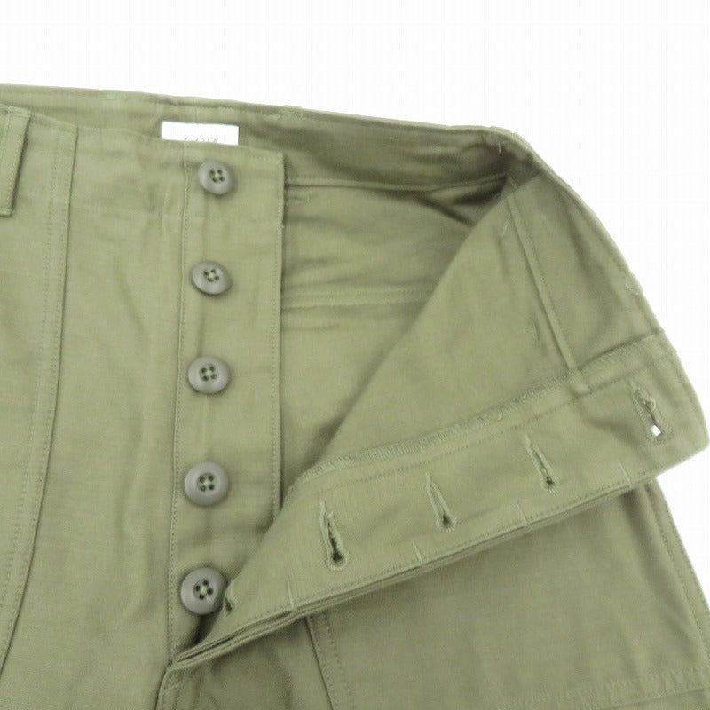 CIOTA(1LDKコーナー) | シオタ BAKER PANTS (WIDE STRAIGHT) ベイカーパンツ パンツ PTLM-152 カーキ サイズ：1【瀬戸大橋店】