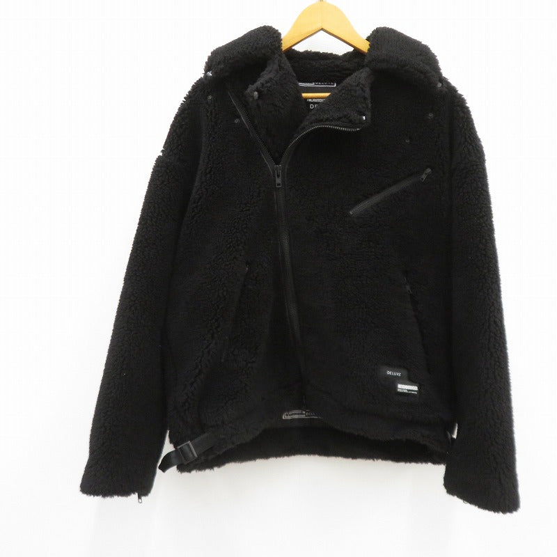 NEIGHBORHOOD | ネイバーフッド × DELUXE BOA JKT ボアジャケット その他アウター 23ADNH5000 ブラック サイズ：L【瀬戸大橋店】