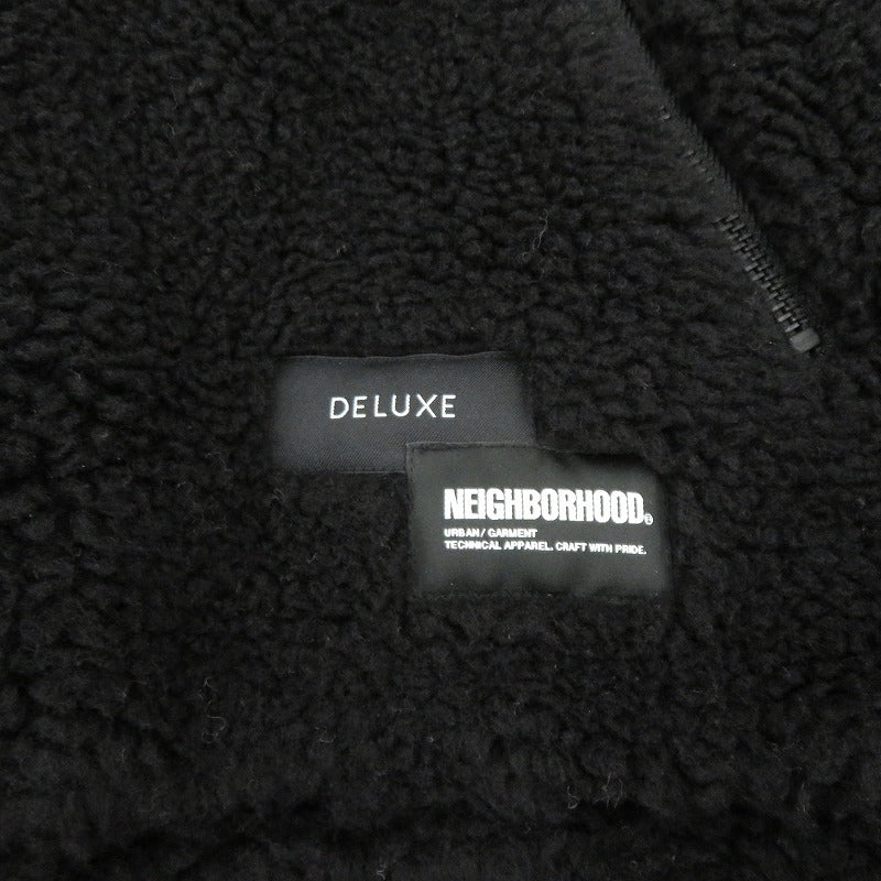 NEIGHBORHOOD | ネイバーフッド × DELUXE BOA JKT ボアジャケット その他アウター 23ADNH5000 ブラック サイズ：L【瀬戸大橋店】