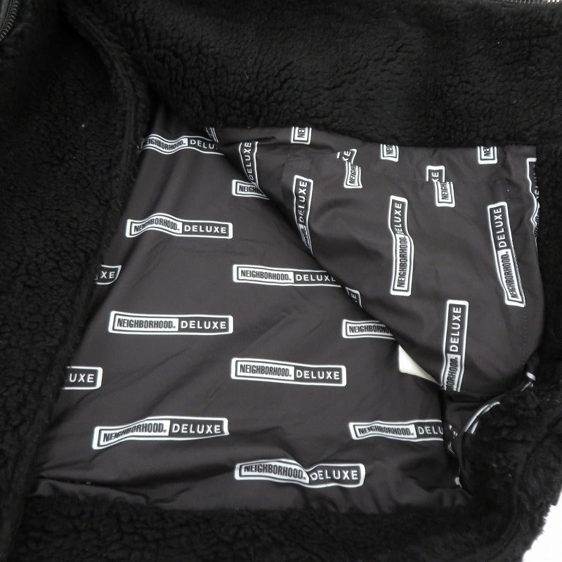 NEIGHBORHOOD | ネイバーフッド × DELUXE BOA JKT ボアジャケット その他アウター 23ADNH5000 ブラック サイズ：L【瀬戸大橋店】