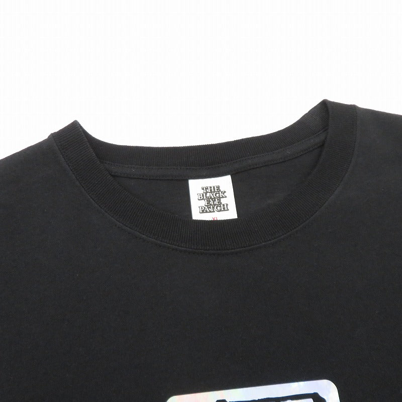 BlackEyePatch | ブラックアイパッチ HOLOGRAM TEE 半袖Ｔシャツ ブラック サイズ：XL【瀬戸大橋店】
