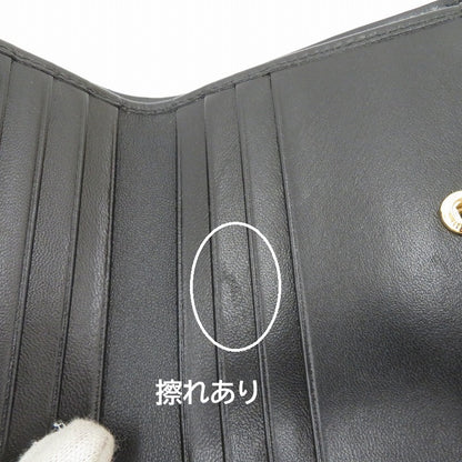 Miu Miu | ミュウ ミュウ マテラッセレザー 二つ折り財布 5ML024 2FPP F0002 ブラック【瀬戸大橋店】