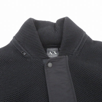 ARMANI EXCHANGE | アルマーニエクスチェンジ ニットJKT その他アウター ブラック サイズ：S【瀬戸大橋店】