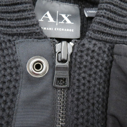 ARMANI EXCHANGE | アルマーニエクスチェンジ ニットJKT その他アウター ブラック サイズ：S【瀬戸大橋店】