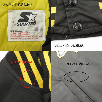 STARTER | スターター MLB:ピッツバーグパイレーツ スタジャン ブラック サイズ：M【瀬戸大橋店】