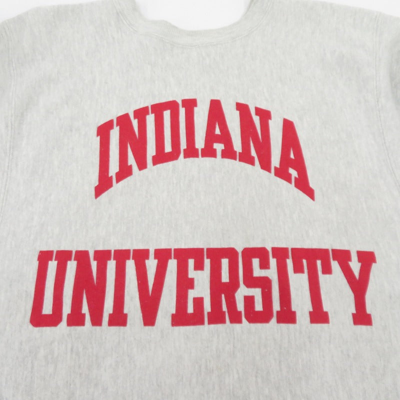 Champion | チャンピオン 刺繍タグ/INDIANA COLLEGE/90’ スウェット グレー サイズ：XL【瀬戸大橋店】