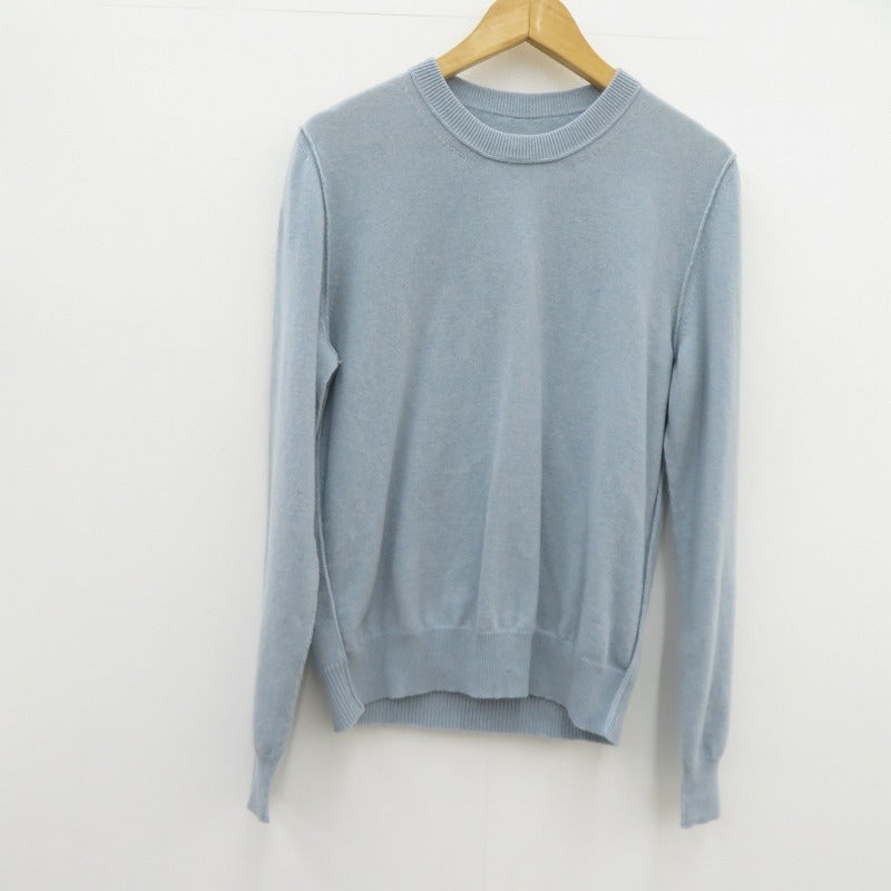 Maison Margiela | メゾンマルジェラ 22AW カシミヤ セーター SI1HA0008 S17783 ブルー サイズ：S【瀬戸大橋店】