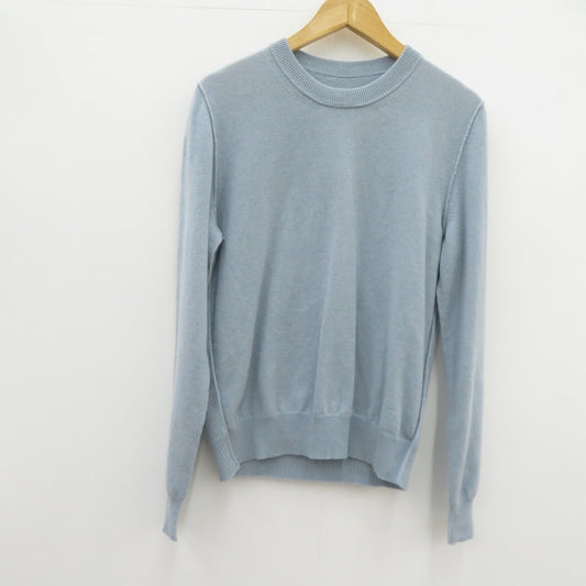 Maison Margiela | メゾンマルジェラ 22AW カシミヤ セーター SI1HA0008 S17783 ブルー サイズ：S【瀬戸大橋店】
