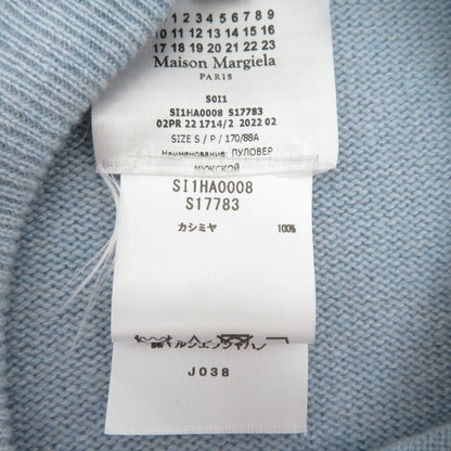 Maison Margiela | メゾンマルジェラ 22AW カシミヤ セーター SI1HA0008 S17783 ブルー サイズ：S【瀬戸大橋店】