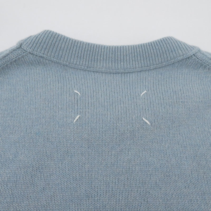 Maison Margiela | メゾンマルジェラ 22AW カシミヤ セーター SI1HA0008 S17783 ブルー サイズ：S【瀬戸大橋店】