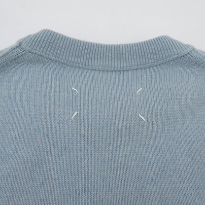 Maison Margiela | メゾンマルジェラ 22AW カシミヤ セーター SI1HA0008 S17783 ブルー サイズ：S【瀬戸大橋店】