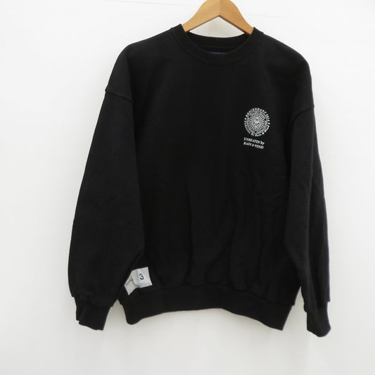 DESCENDANT | ディセンダント STERN CREW NECK スウェット 242ATDS-CNM02S ブラック サイズ：3【瀬戸大橋店】