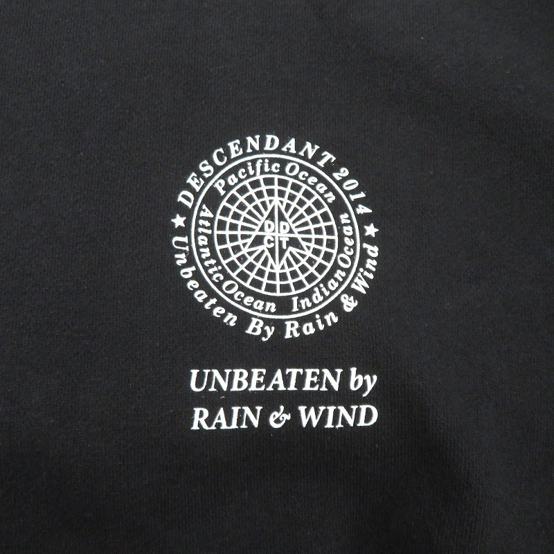 DESCENDANT | ディセンダント STERN CREW NECK スウェット 242ATDS-CNM02S ブラック サイズ：3【瀬戸大橋店】