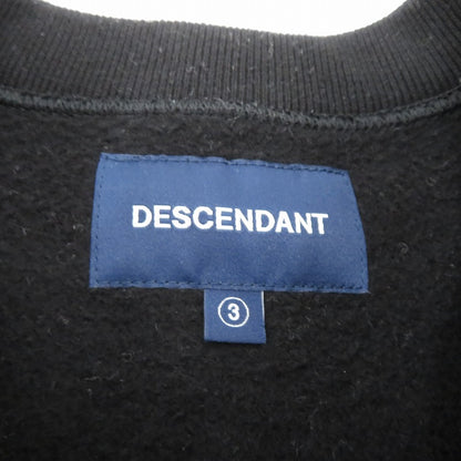 DESCENDANT | ディセンダント STERN CREW NECK スウェット 242ATDS-CNM02S ブラック サイズ：3【瀬戸大橋店】
