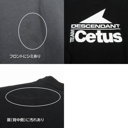 DESCENDANT | ディセンダント STERN CREW NECK スウェット 242ATDS-CNM02S ブラック サイズ：3【瀬戸大橋店】