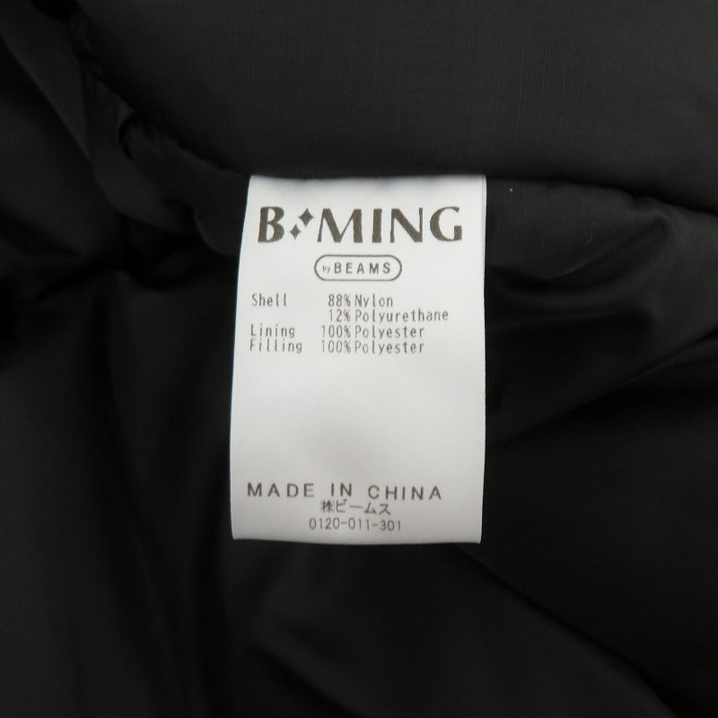 BEAMS | ビームス 中綿ベスト 92-06-0018-803 ブラック サイズ：S【瀬戸大橋店】