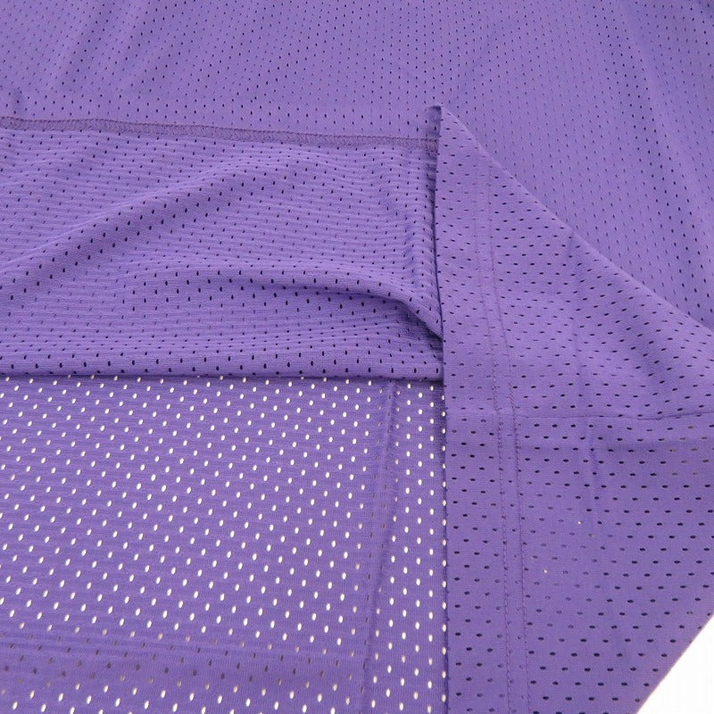 GOD SELECTION XXX | ゴッドセレクショントリプルエックス MESH SHORT SLEEVE SHIRT ゲームシャツ 半袖Ｔシャツ GX-S25-CS-06 パープル サイズ：XL【瀬戸大橋店】