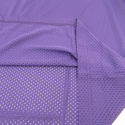 GOD SELECTION XXX | ゴッドセレクショントリプルエックス MESH SHORT SLEEVE SHIRT ゲームシャツ 半袖Ｔシャツ GX-S25-CS-06 パープル サイズ：XL【瀬戸大橋店】