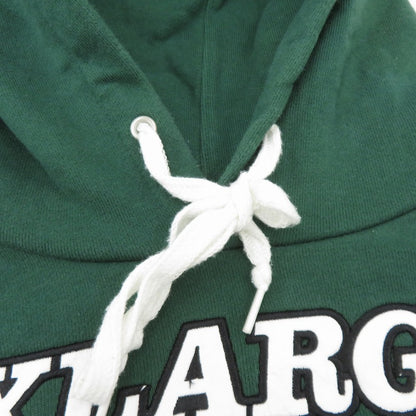 X-LARGE | エクストララージ TEAM PANELED HOODED パーカー 101221012012 グリーン サイズ：L【瀬戸大橋店】