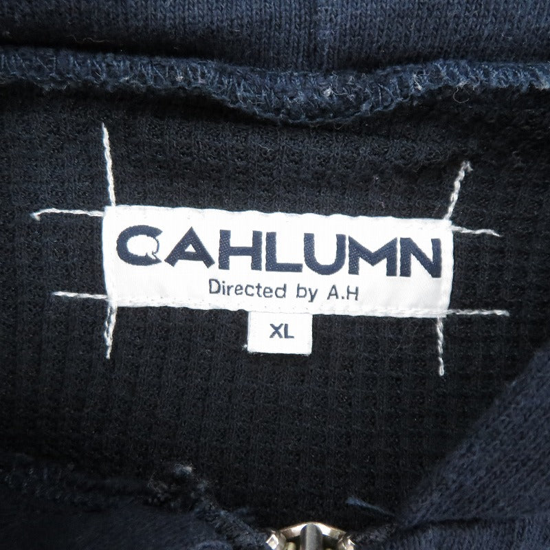 CAHLUMN パーカー 233-1213 ネイビー サイズ：XL【瀬戸大橋店】