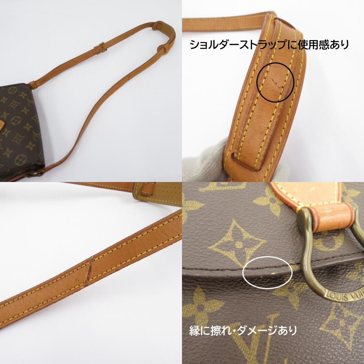 LOUIS VUITTON | ルイ・ヴィトン モノグラム サンクルー MM ショルダーバッグ M51243 ブラウン【瀬戸大橋店】