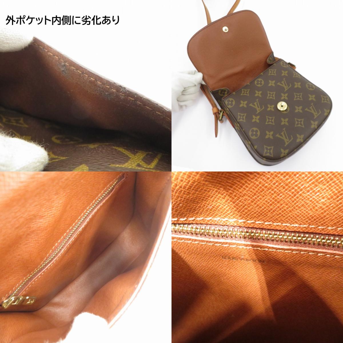 LOUIS VUITTON | ルイ・ヴィトン モノグラム サンクルー MM ショルダーバッグ M51243 ブラウン【瀬戸大橋店】