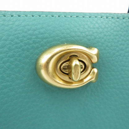 COACH | コーチ ウィロウ トート 24 カラーブロック その他バッグ L2239-C8561 グリーン【瀬戸大橋店】
