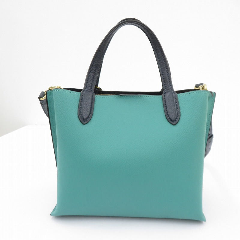 COACH | コーチ ウィロウ トート 24 カラーブロック その他バッグ L2239-C8561 グリーン【瀬戸大橋店】