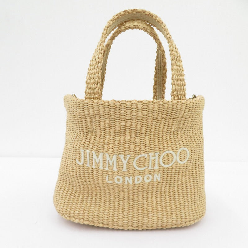 JIMMY CHOO | ジミーチュウ ビーチ トート E/W ミニ その他バッグ ベージュ【瀬戸大橋店】