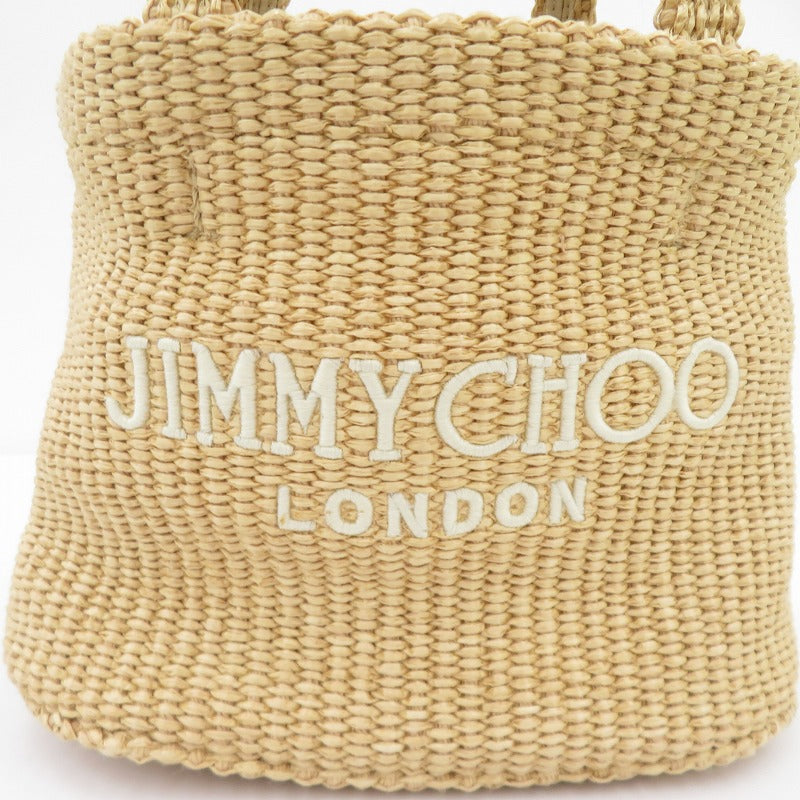 JIMMY CHOO | ジミーチュウ ビーチ トート E/W ミニ その他バッグ ベージュ【瀬戸大橋店】