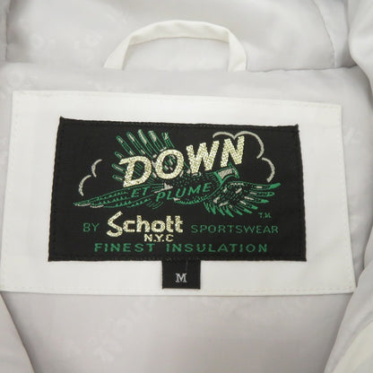 schott | ショット 2TONE DOWN PARKA ダウンジャケット 3192036 ホワイト サイズ：M【瀬戸大橋店】