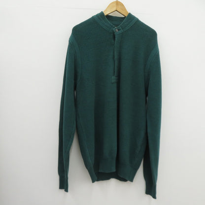L.L.Bean | エルエルビーン USA製/ヘンリーネック 80’ セーター 24265 グリーン サイズ：XL【瀬戸大橋店】