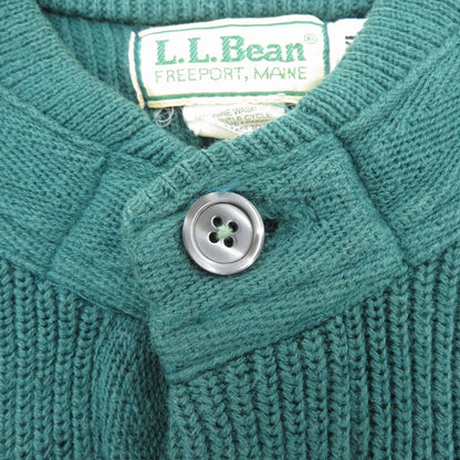 L.L.Bean | エルエルビーン USA製/ヘンリーネック 80’ セーター 24265 グリーン サイズ：XL【瀬戸大橋店】