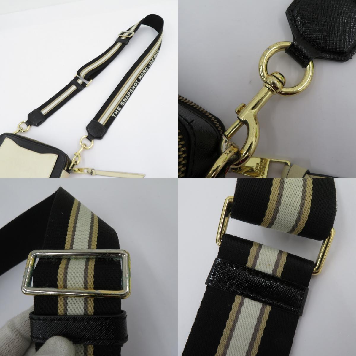 MARC JACOBS | マークジェイコブス ザ スナップショット ショルダーバッグ M0012007 ベージュ【瀬戸大橋店】