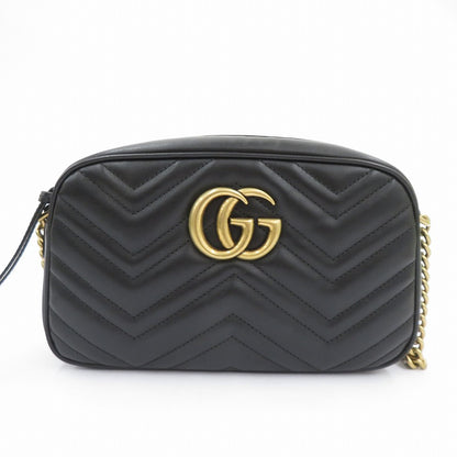 GUCCI | グッチ GGマーモント スモール カメラ バッグ ショルダーバッグ 447632-493075 ブラック【瀬戸大橋店】